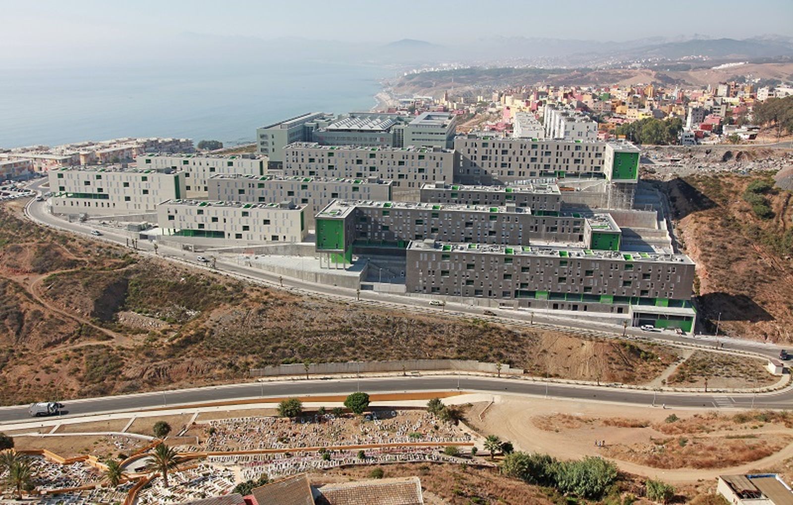 Vista aérea de la barriada Loma Colmenar. / FOTO EL PUEBLO