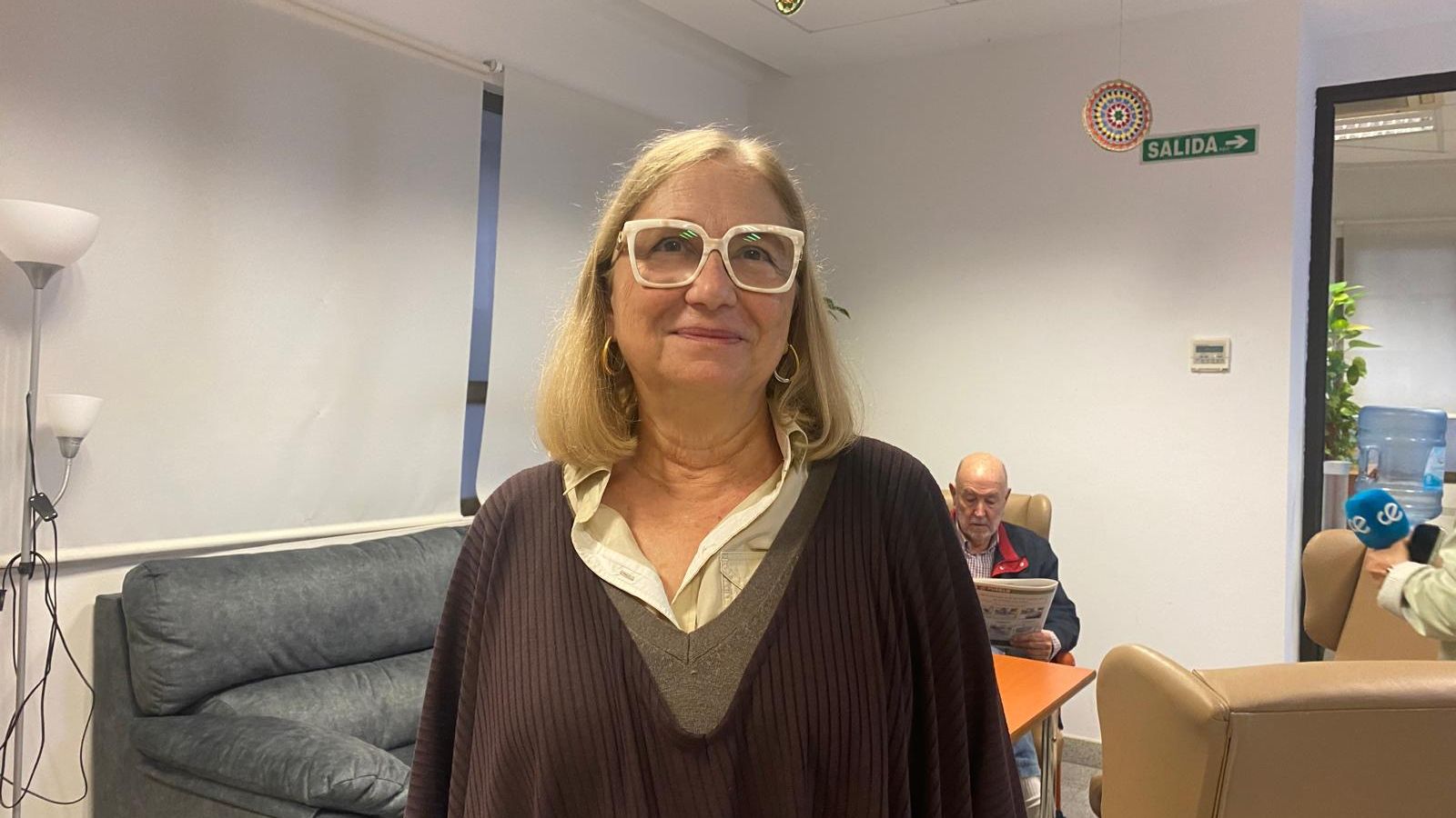 Mercedes Gil en el Centro del Mayor.