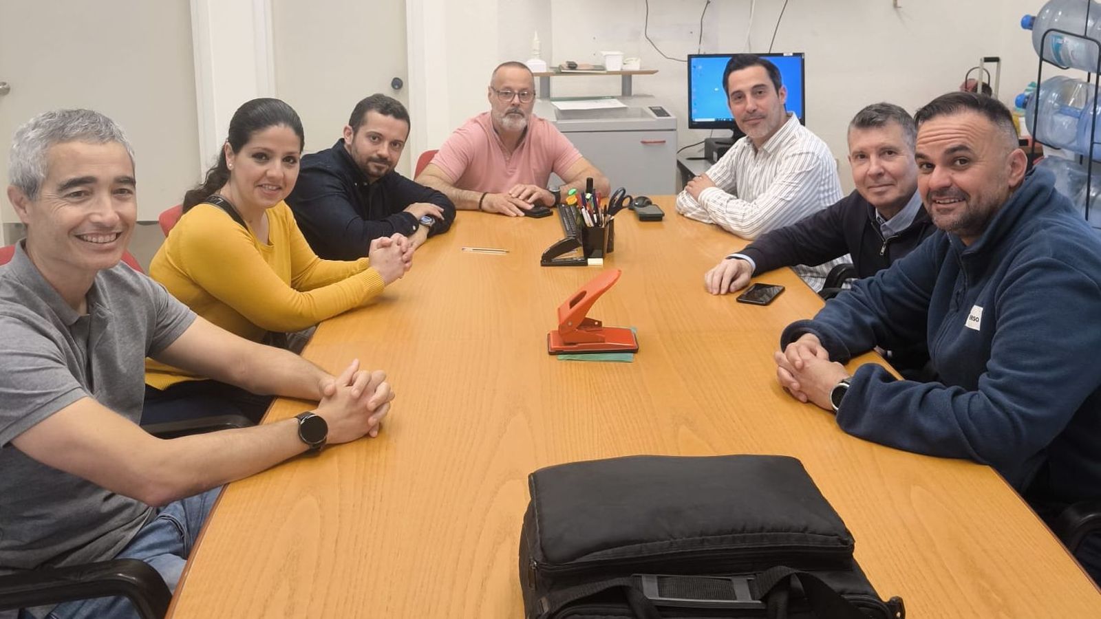 Imagen de la reunión entre representantes de CCOO y el IMSERSO