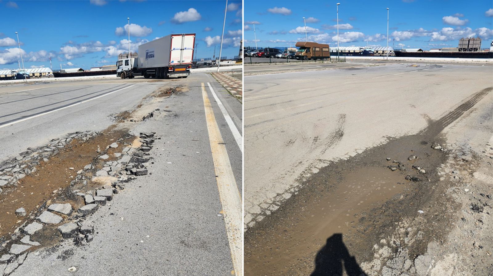 Estado que presenta la pista