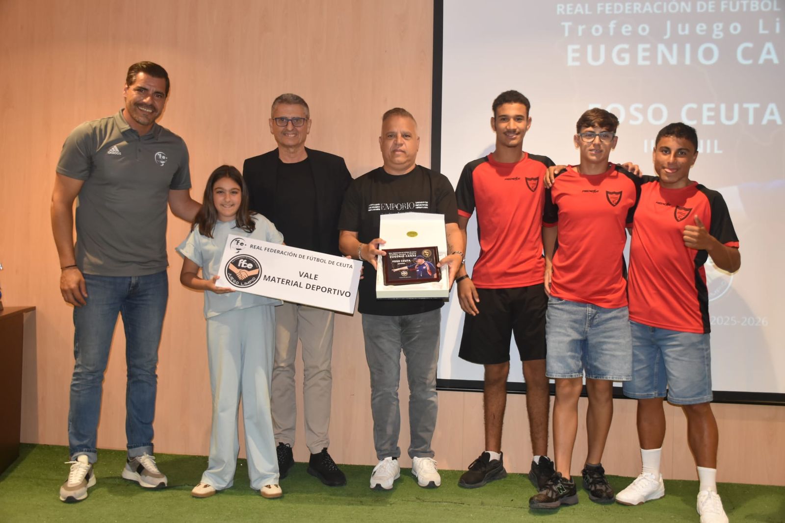 La Federación pone rostro a los valores que hacen grande al fútbol ceutí