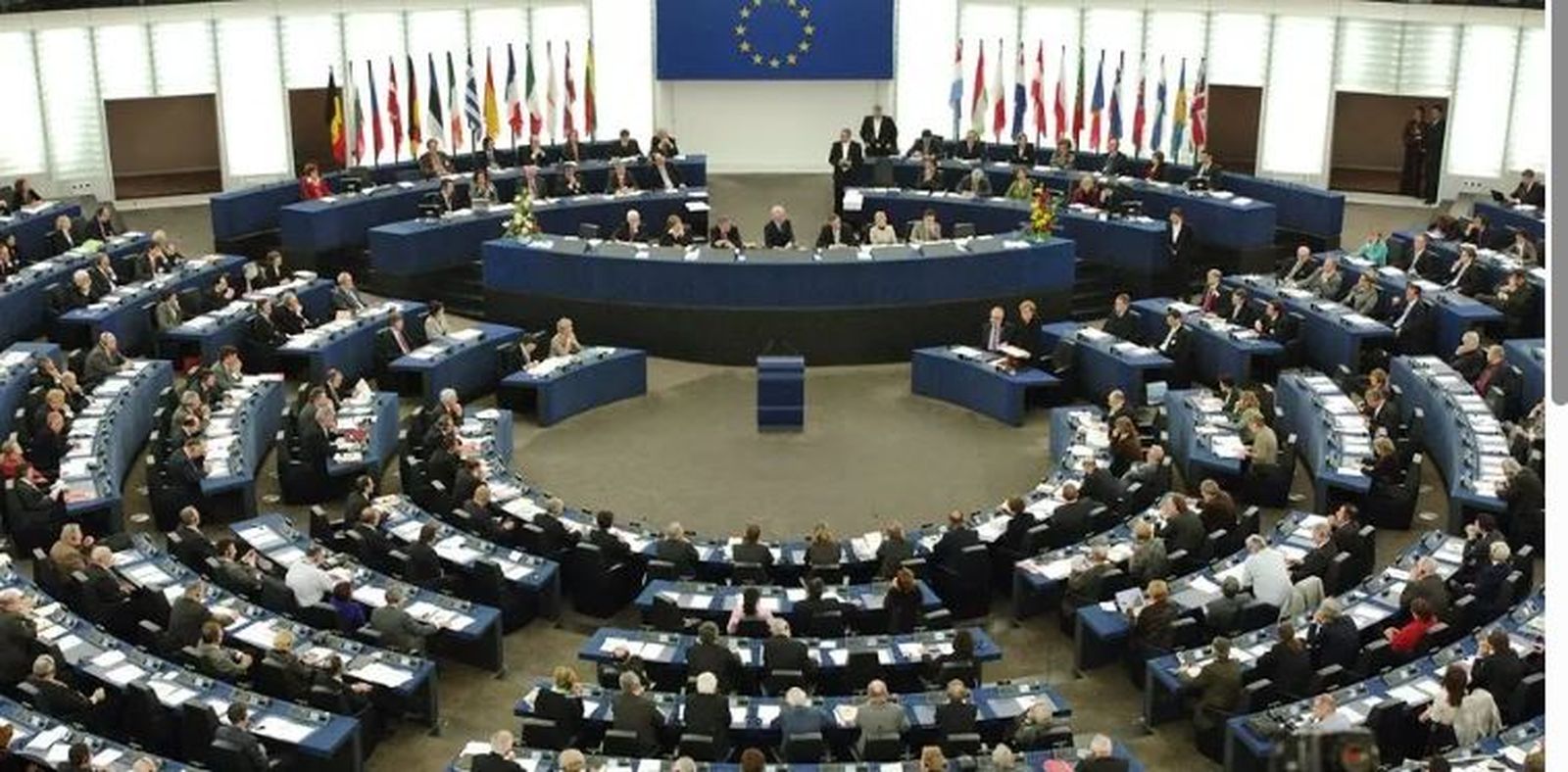 Una ssesión del Parlamento de la Unión Europea