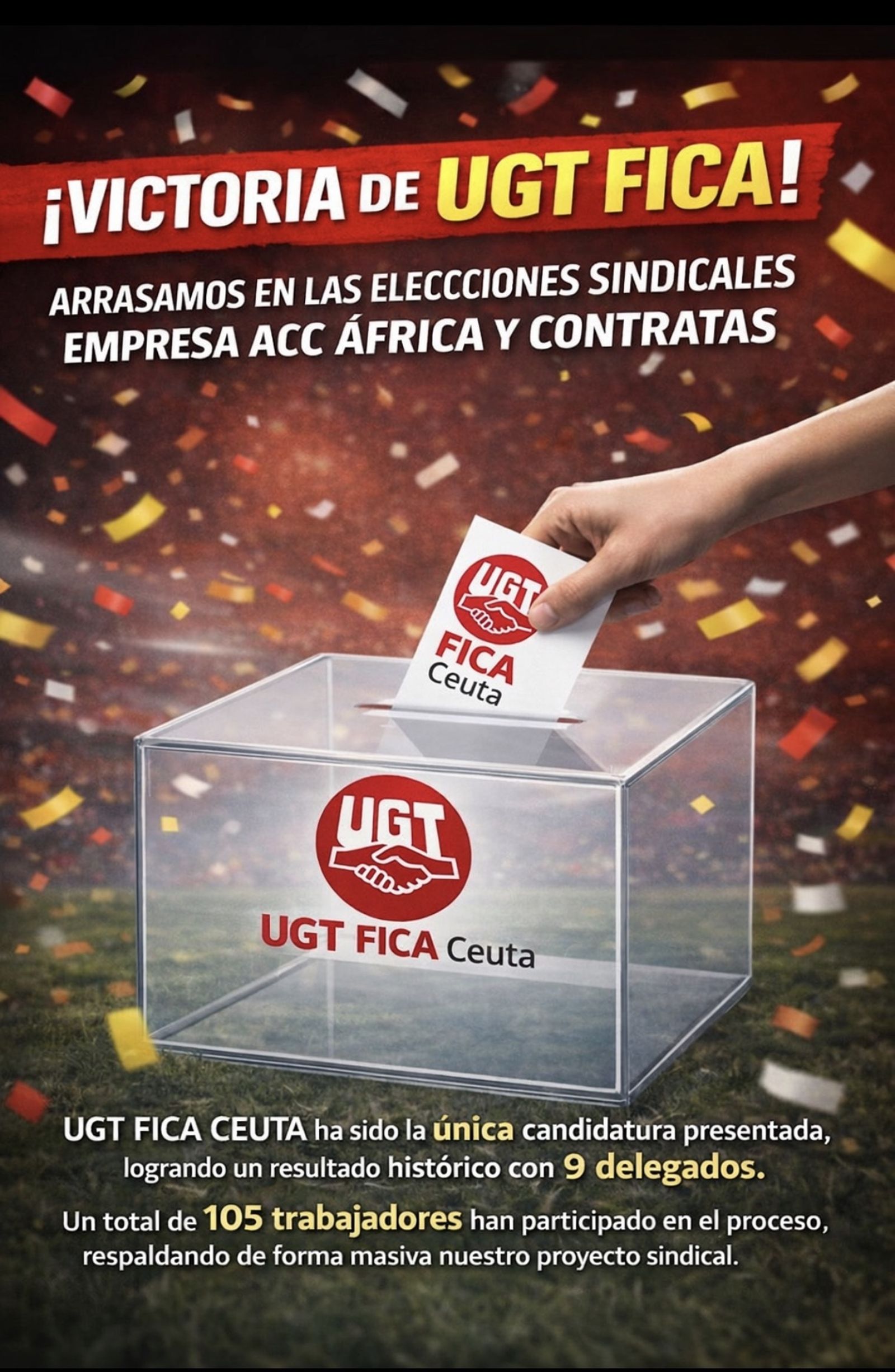 Pasquín confeccionado por el sindicato