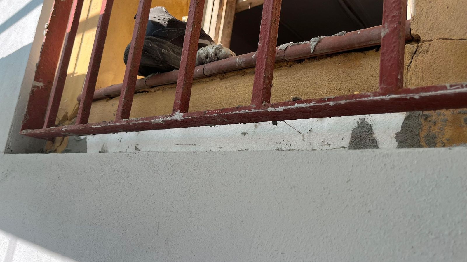 Obras de rehabilitación de las viviendas de la barriada del Príncipe Felipe.