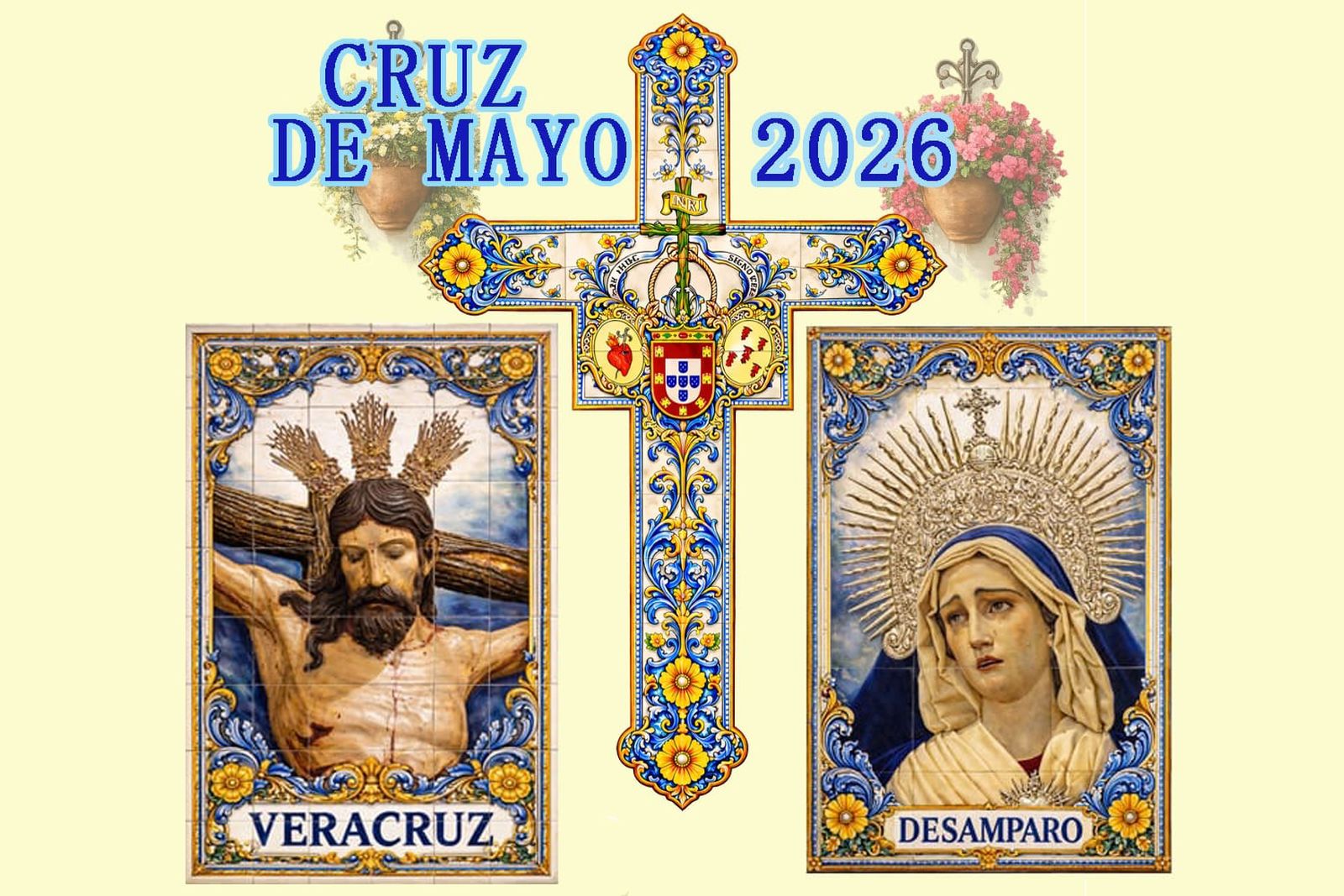 Vera Cruz abrirá su Cruz de Mayo para recaudar fondos para el nuevo palio para su titular