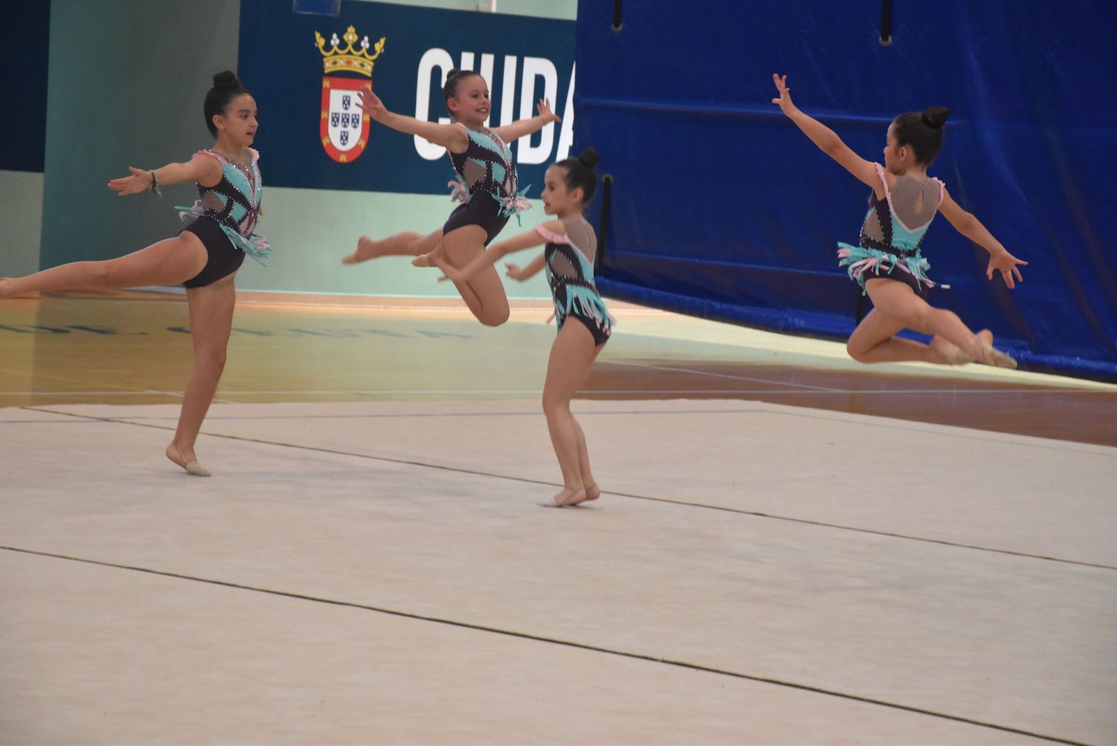 Exhibición de Gimnasia Rítmica