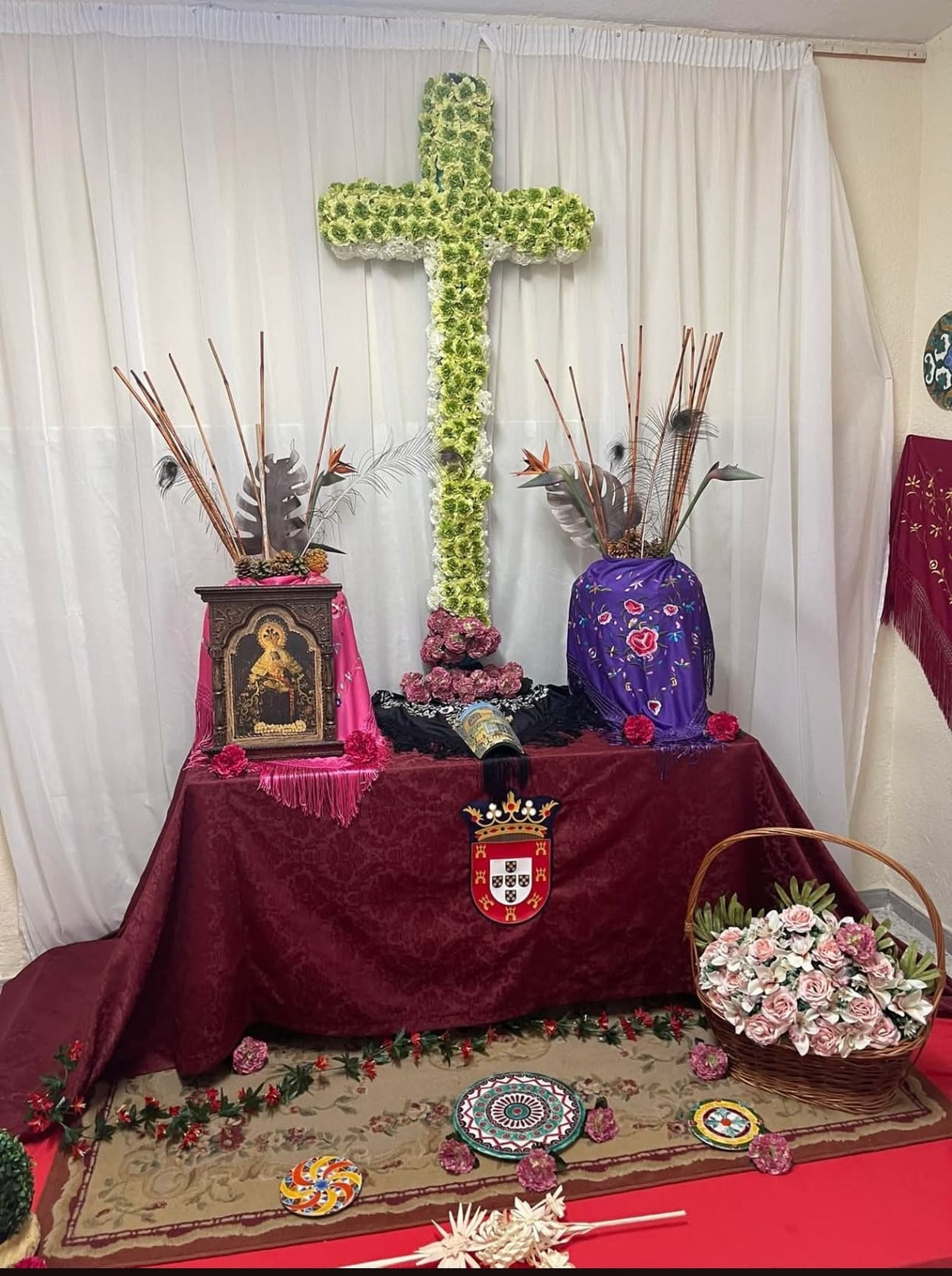 Cruz de Mayo en la Casa Regional de Ceuta
