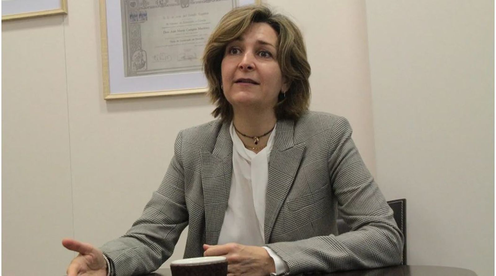 Arantxa Campos, presidenta de la Confederación de Empresarios de Ceuta (CECE)