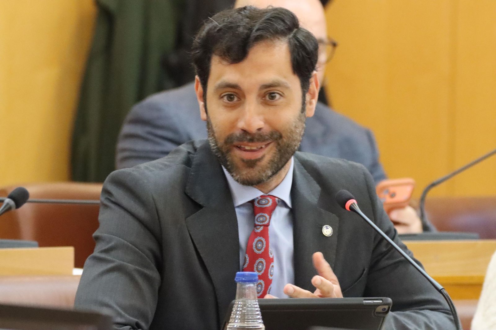 El consejero de Urbanismo, Rafael Martínez Peñalver, durante el pleno