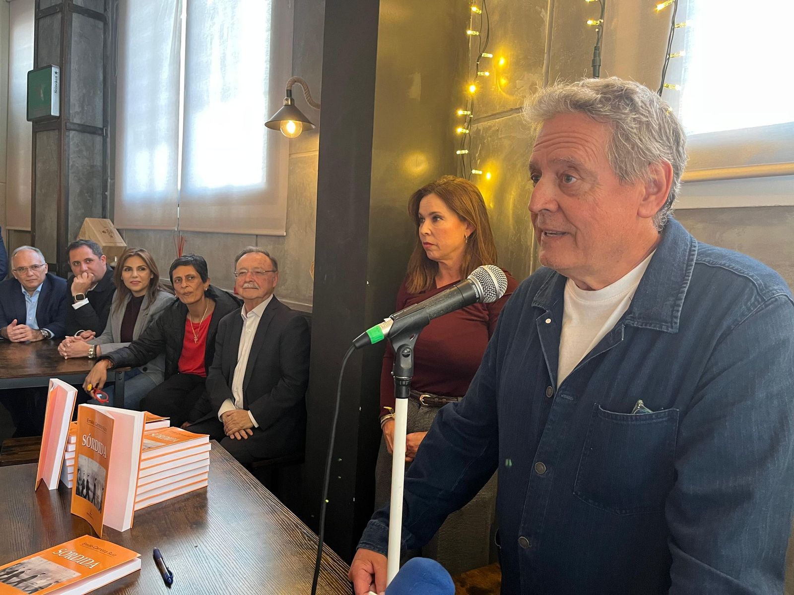 Emilio Carreira presenta ‘Sórdida’, una novela nacida de la “inquietud y la duda”