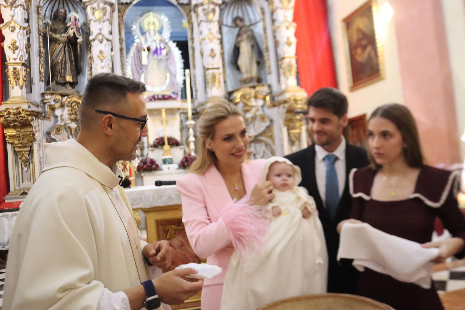 Bautizo de Minerva María en Los Remedios