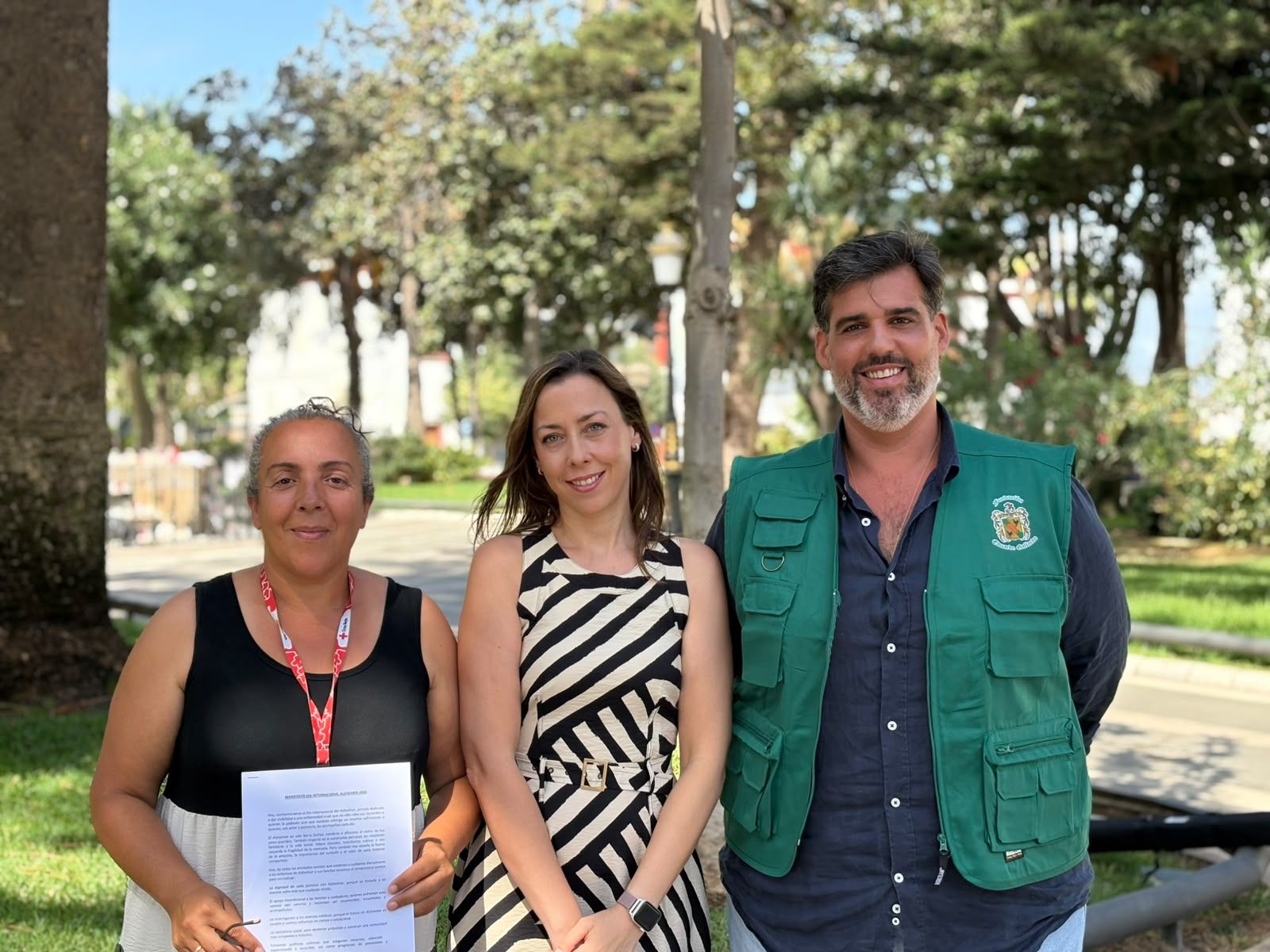Los representantes de las tres entidades