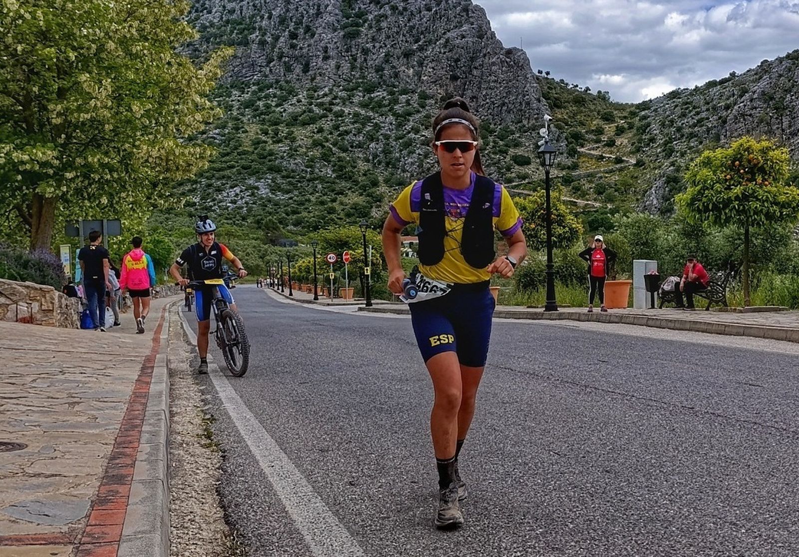 María Romero, en una prueba reciente