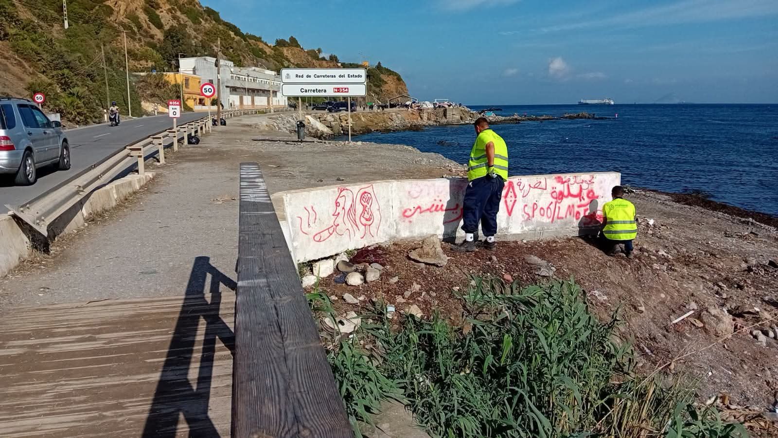 Continúa la recuperación de la playa del Trampolín tras la retirada de más de 200 toneladas de residuos