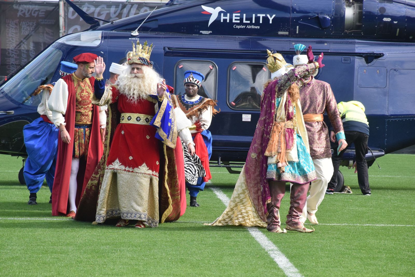 Así se vivió en el Murube la esperada llegada de los Reyes Magos