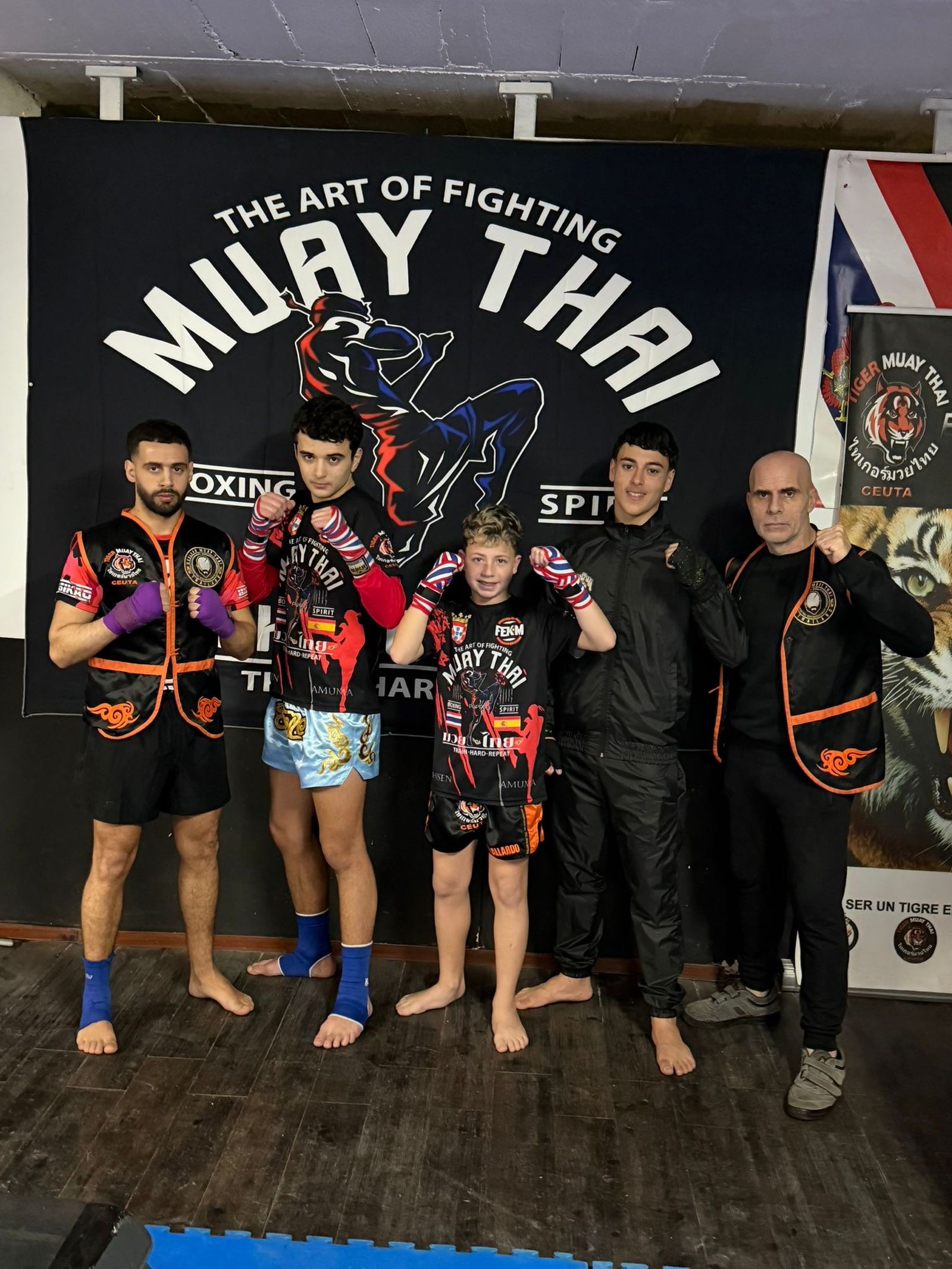 Imagen de los deportistas