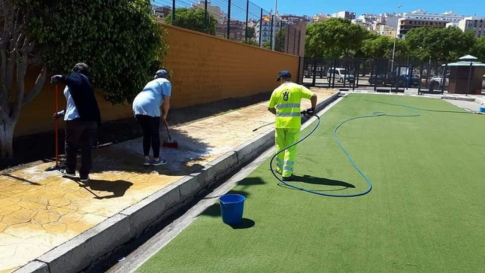 La consejería de Medio Ambiente ha desinfectado las instalaciones / FOTO CEDIDA