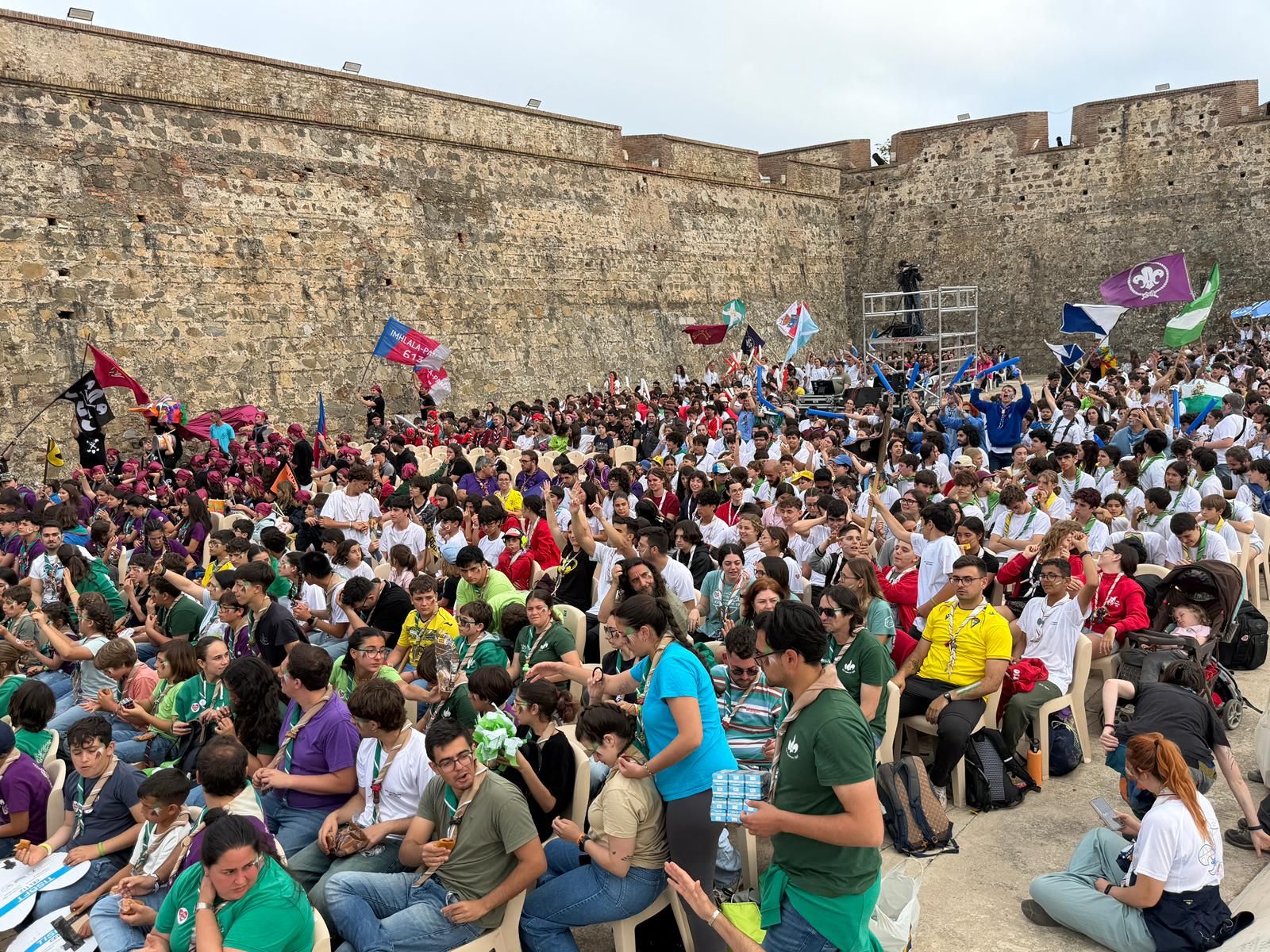 Ceuta brilla y deja el pabellón alto en el Festival Scout