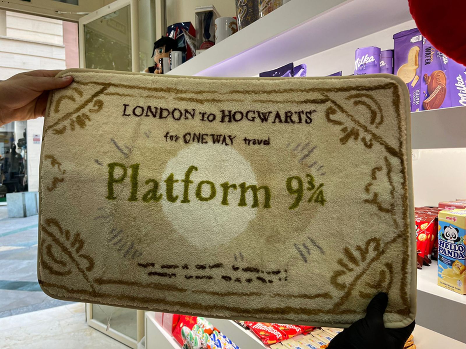 Alfombra de Harry Potter./ FOTO C.L.
