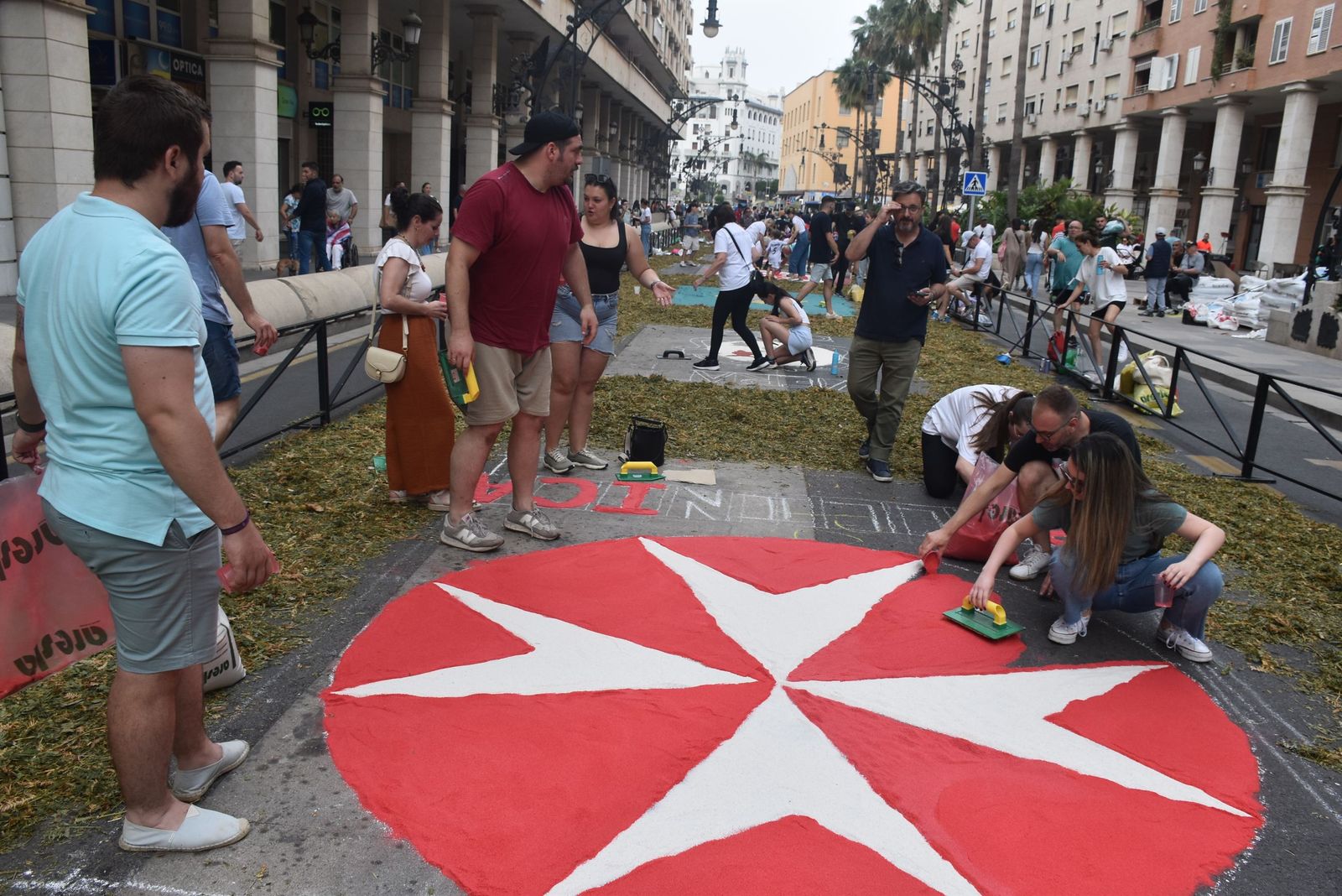 Todo preparado para el Corpus Christi en Ceuta