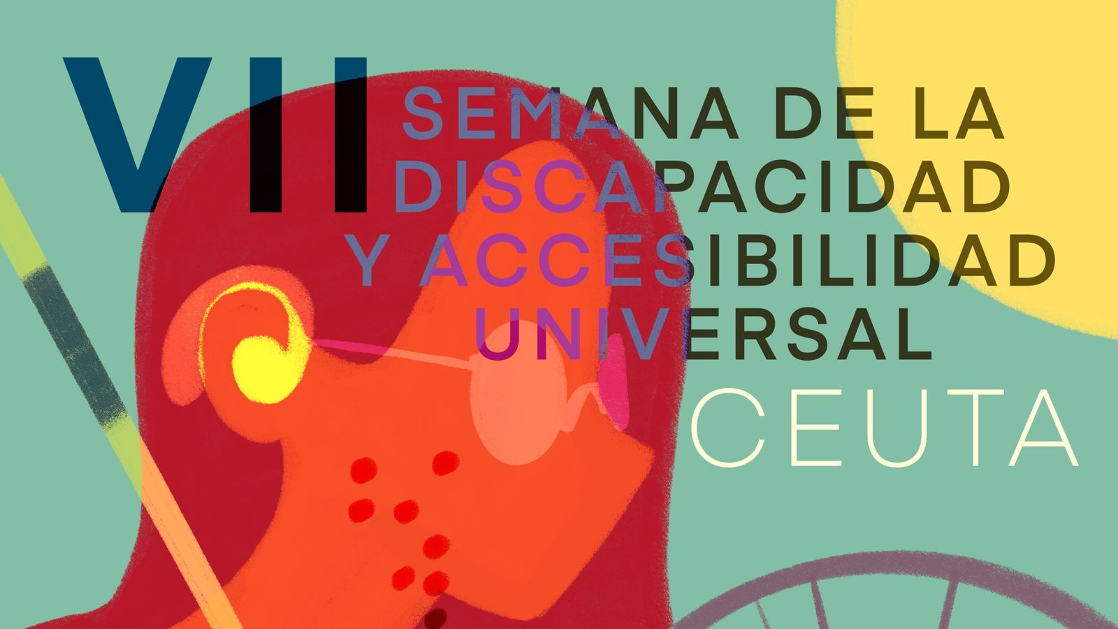 Cartel de la VII Semana de la Discapacidad y la Accesibilidad Universal