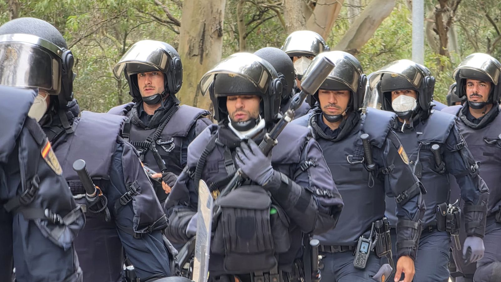 Amplio despliegue de la UIP en el CETI de Ceuta para proceder a la expulsión de decenas de migrantes