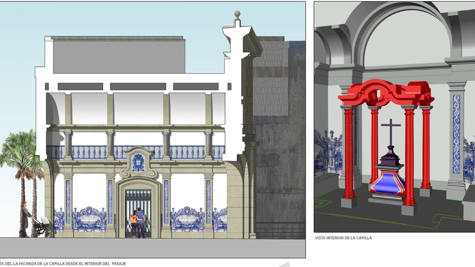 Así sería la rehabilitación del Baluarte de los Mallorquines