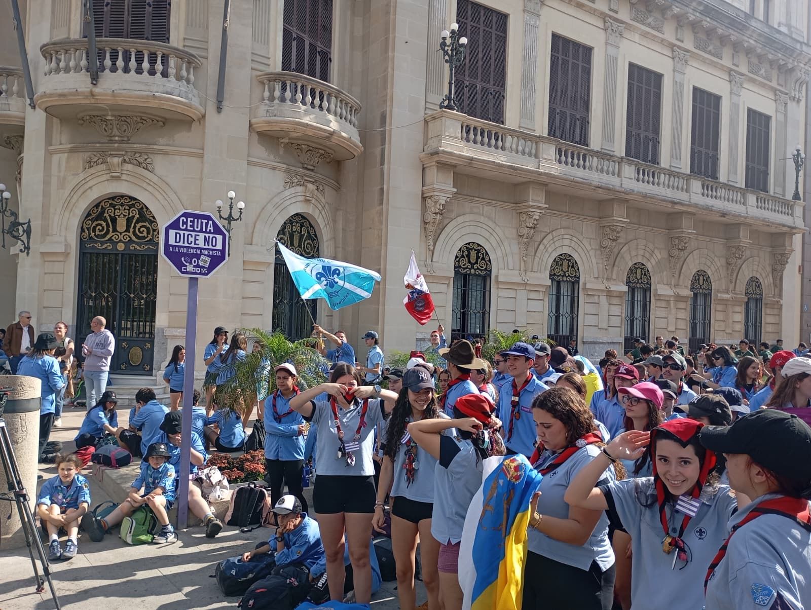 Ceuta da la bienvenida al movimiento scout con una hermosa ceremonia