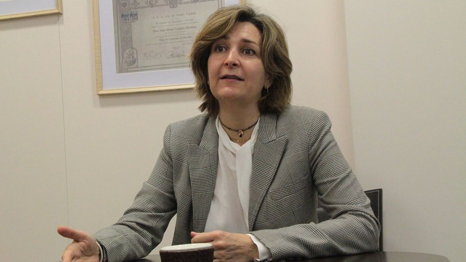 Arantxa Campos, presidenta de la Confederación de Empresarios de Ceuta (CECE).