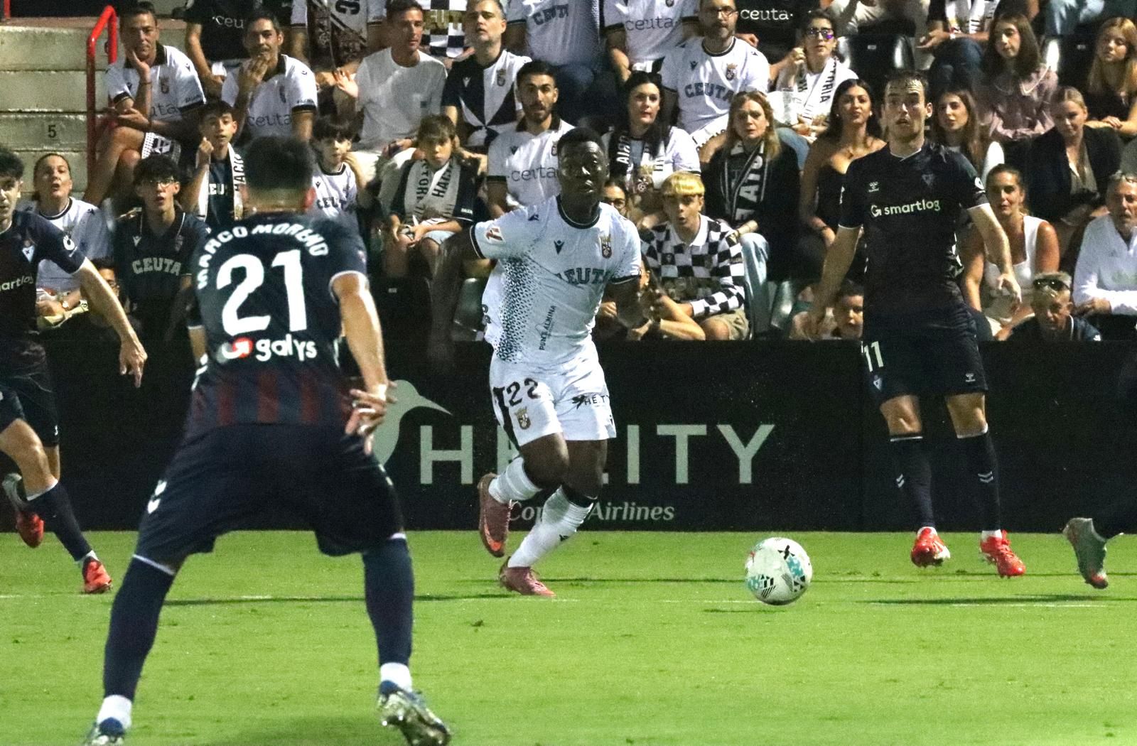 La AD Ceuta prolonga su buena racha en el Murube