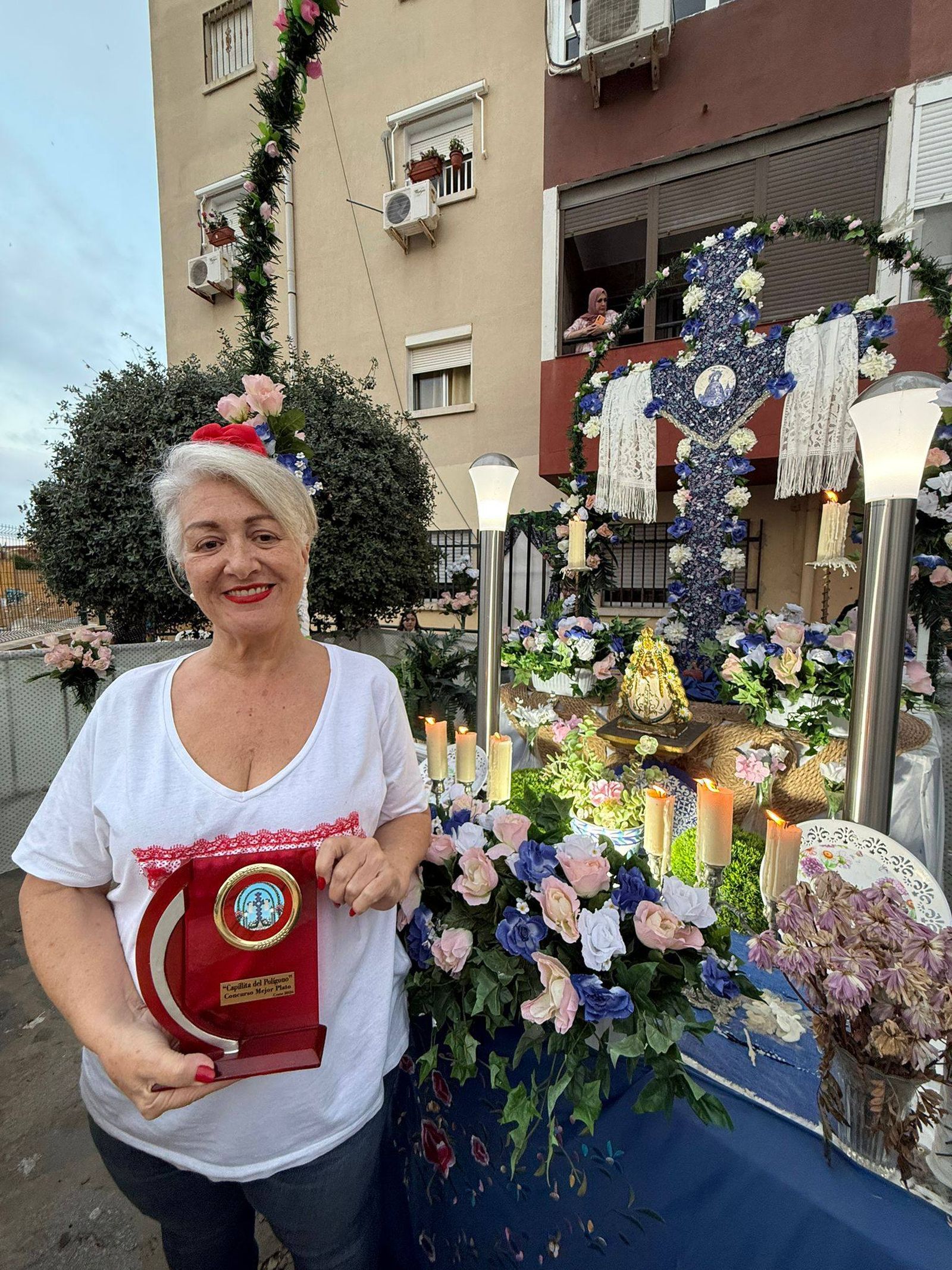 María del carmen Ocasa Guerra fue la ganadora del concurso de platos