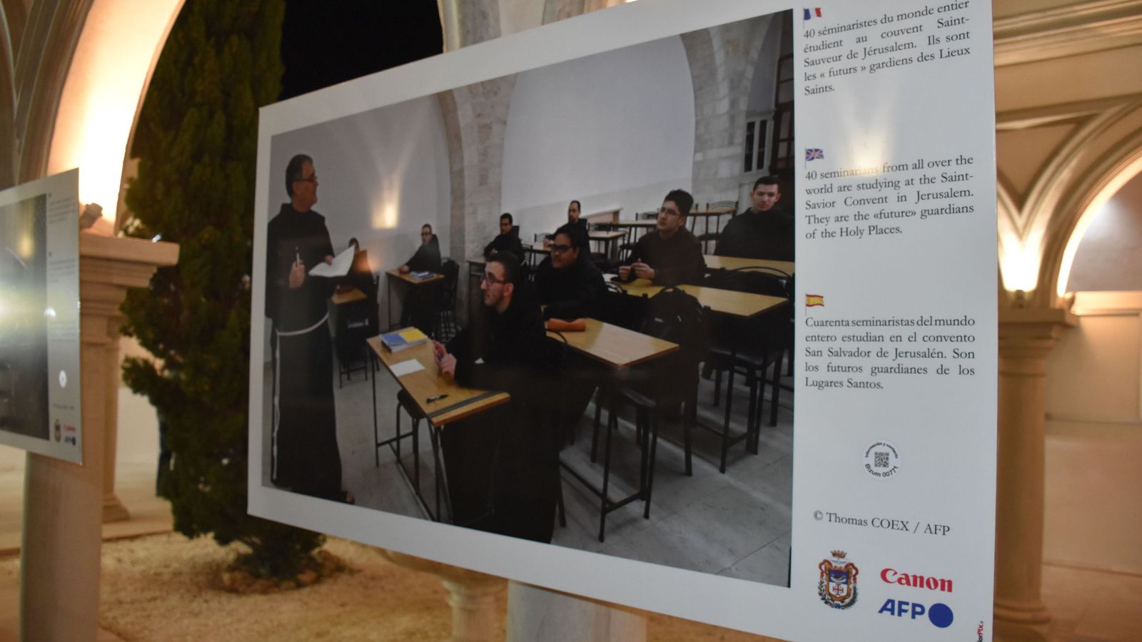 Un trocito de Jerusalén en el nuevo Claustro de San Antonio