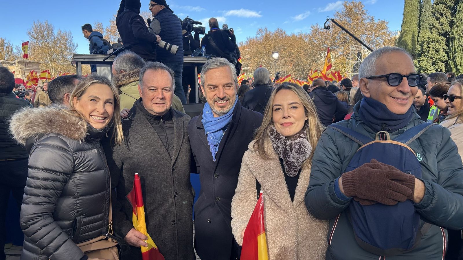 Díaz, Celaya, Bravo, Orozco y Abdeselam, hoy en Madrid