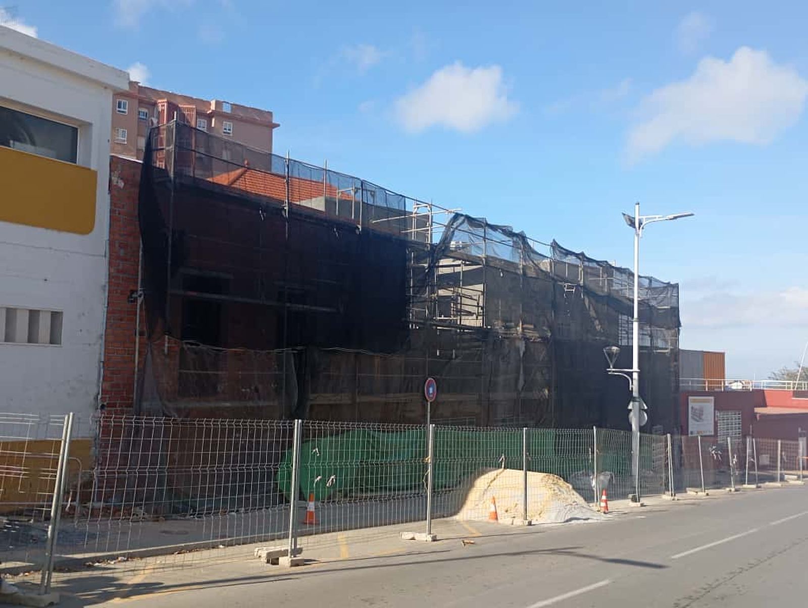 Obras en el Centro Asesor de la Mujer, donde está previsto que se establezca el Centro 24 horas