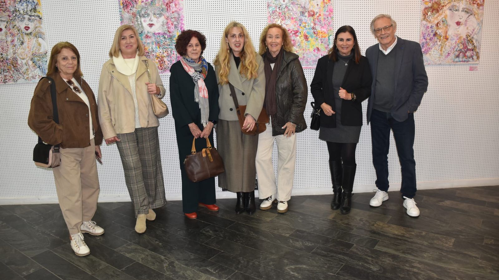 Inauguración de la exposición de pintura de Noemí Escalante