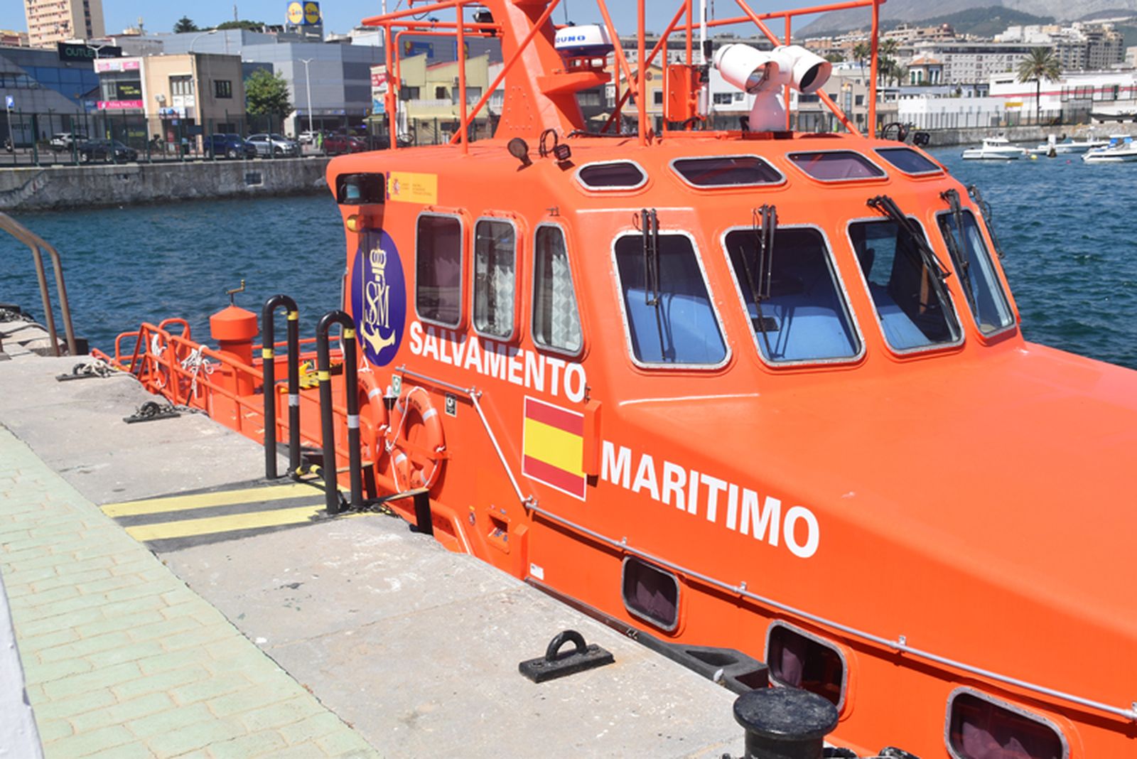 La OPE ensaya una zona de emergencia en el Muelle España