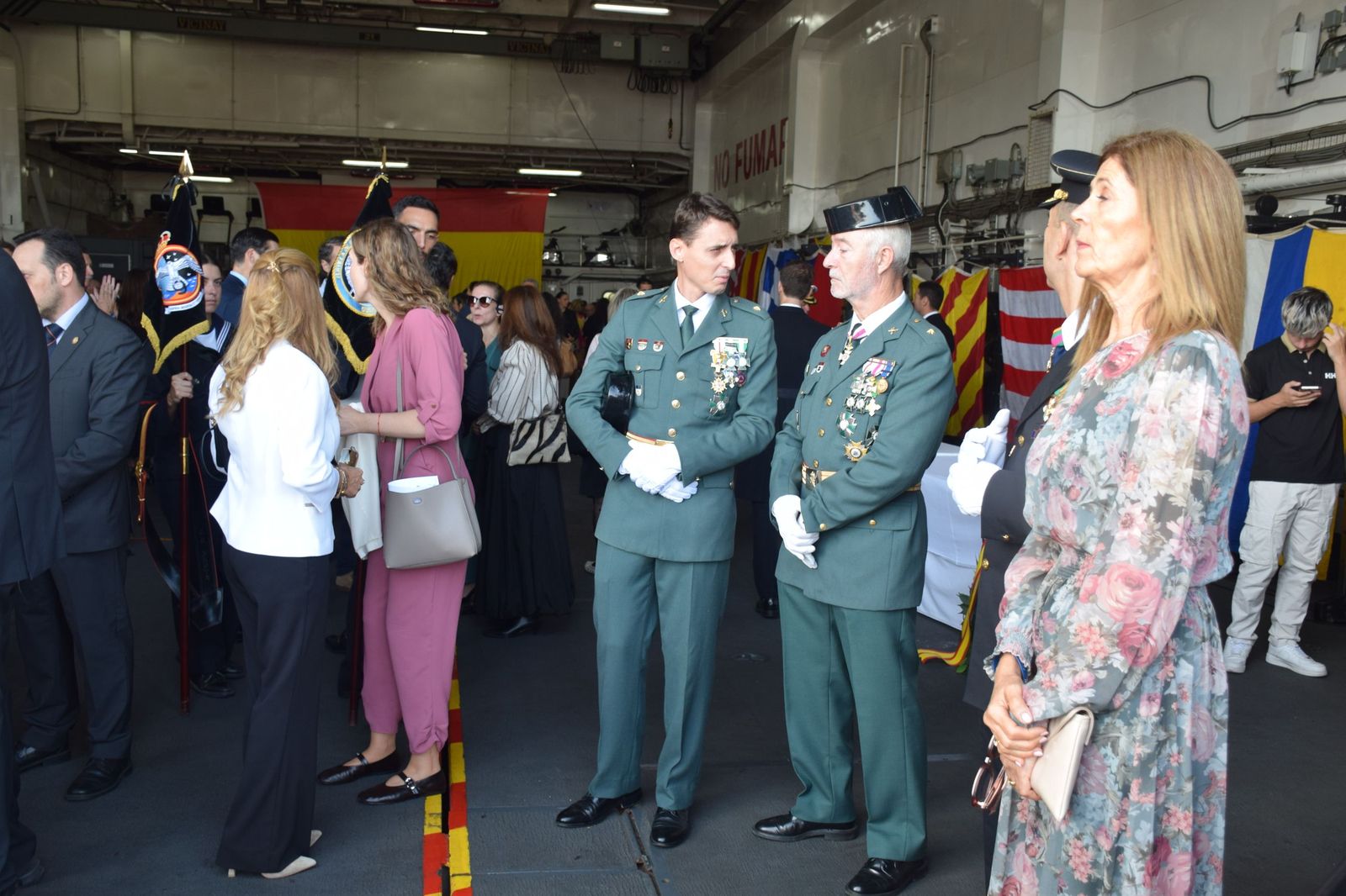 Emotiva jura de bandera a bordo del 'Castilla'