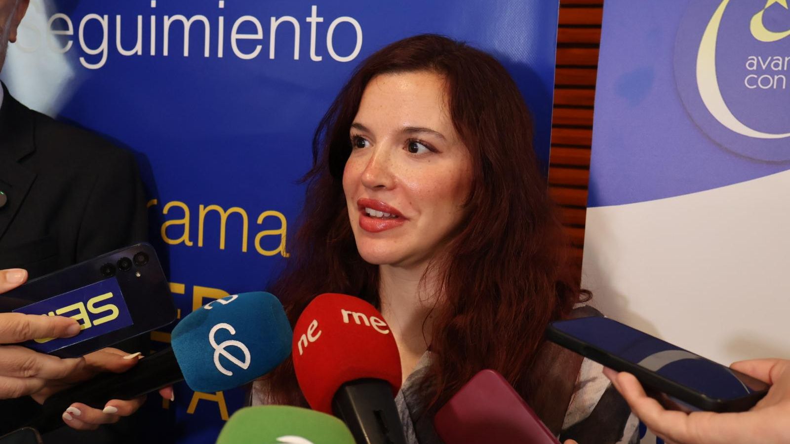 La representante del comité de seguimiento de los Fondos FEDER.