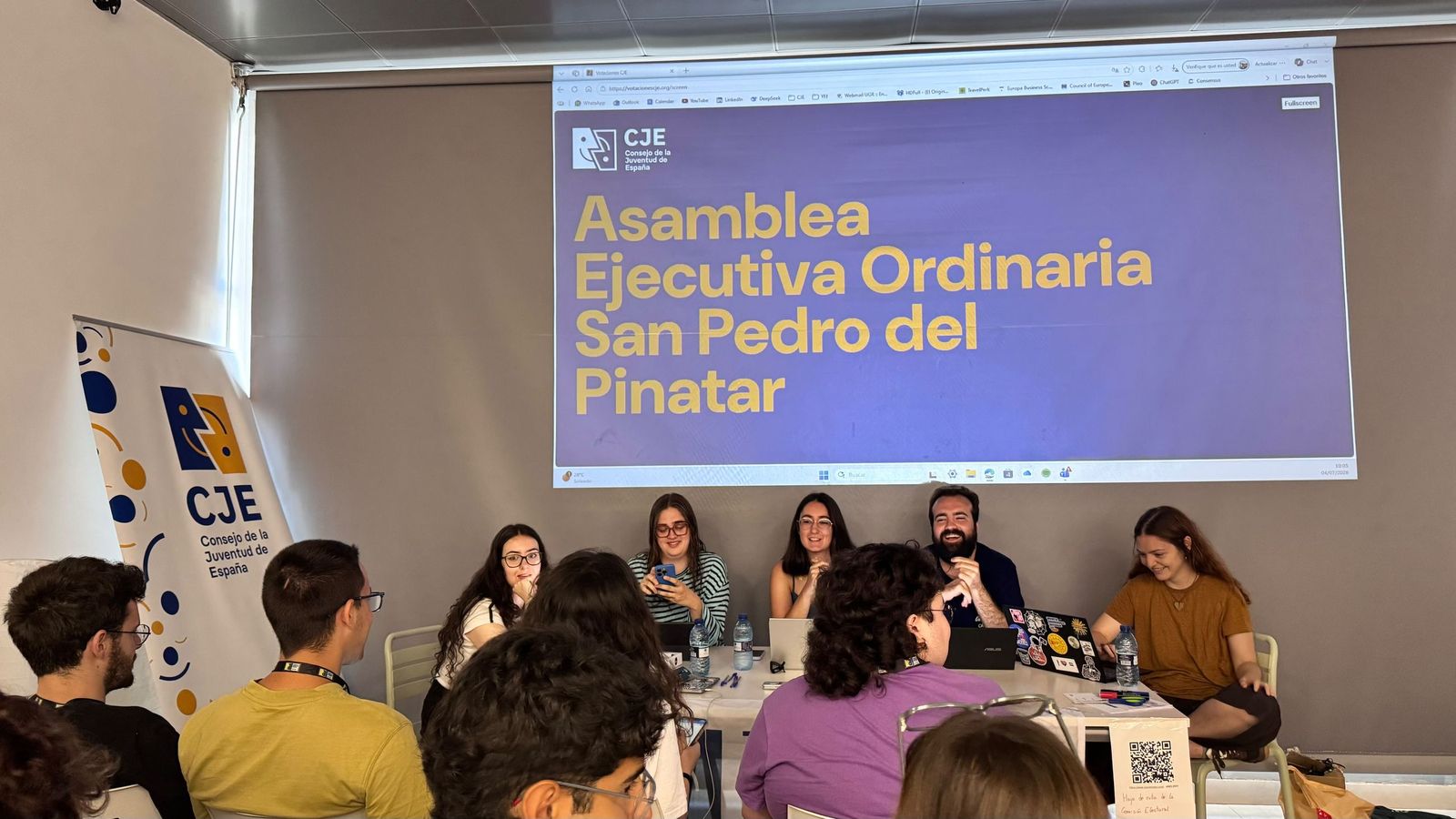 Ceuta gana peso en la representación juvenil con su participación en la Comisión Electoral del CJE