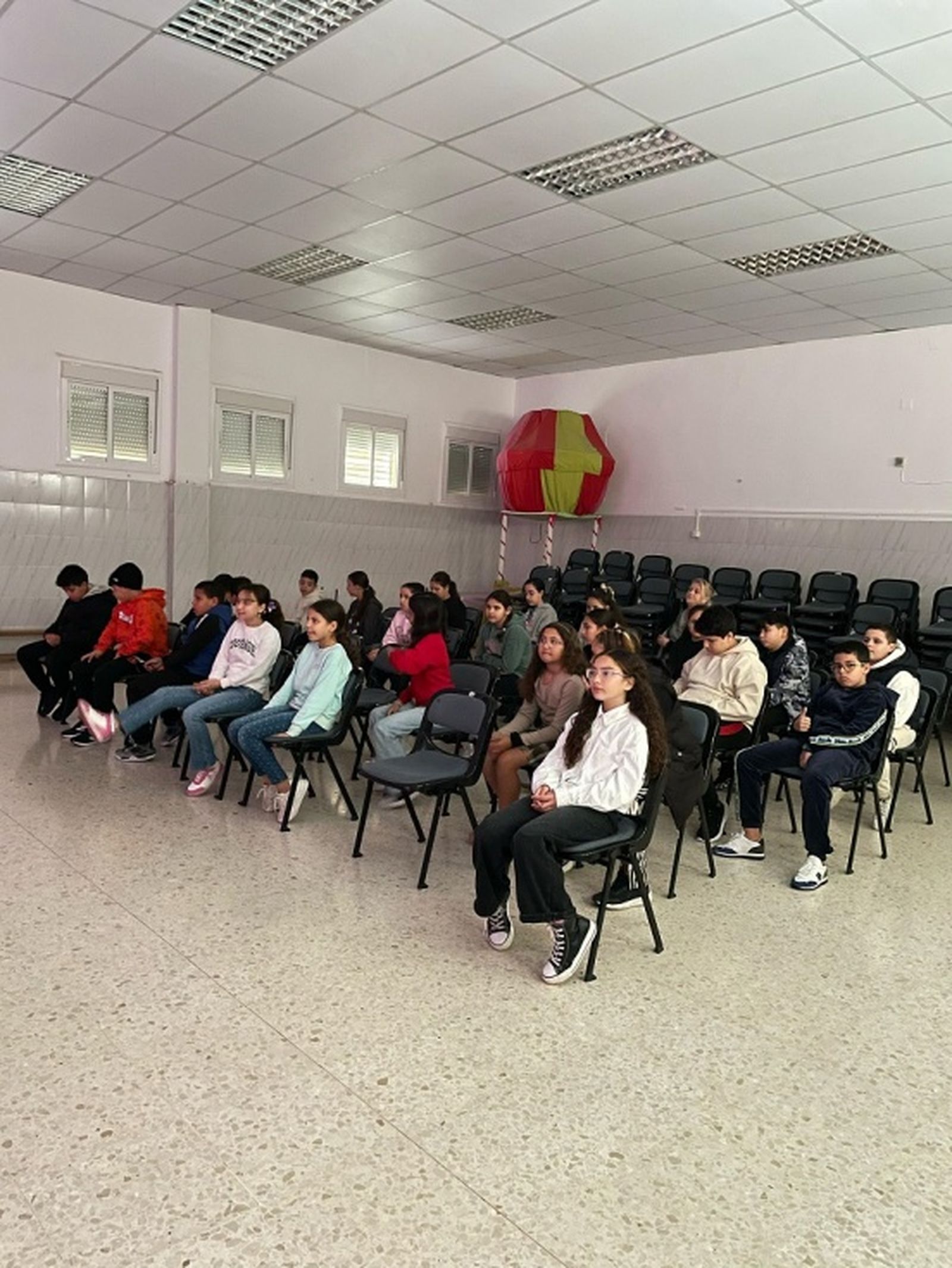 Alumnado del CEIP Rey Juan Carlos I. / FOTO CEDIDA