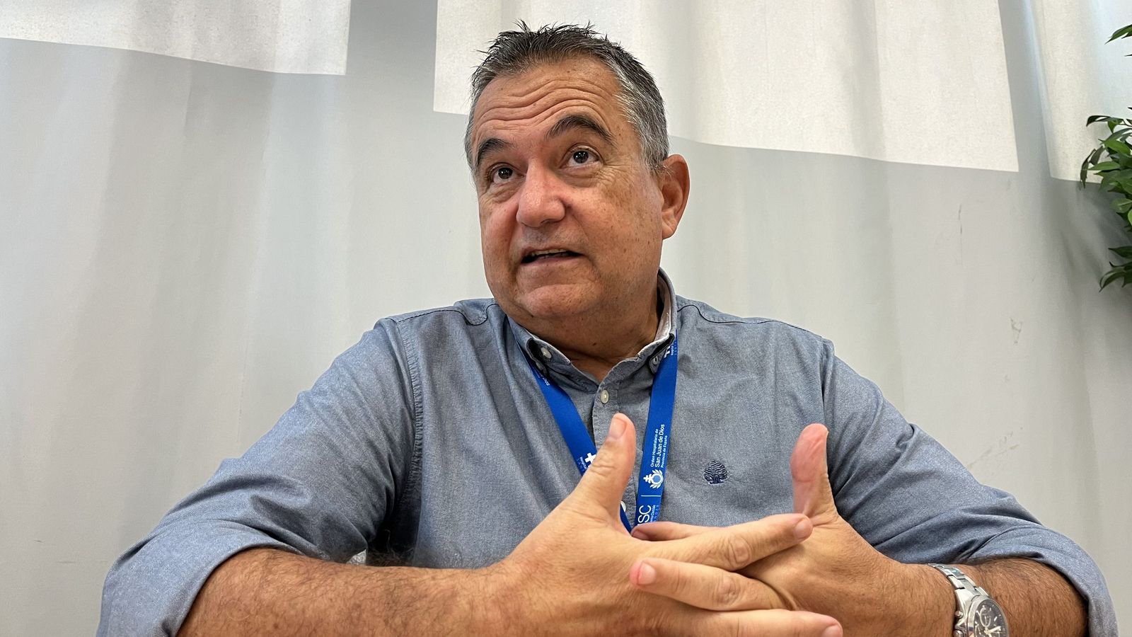 El enfermero ceutí, del Equipo de Soporte de Atención Domiciliaria (ESAD), Luis Utor El enfermero ceutí, del Equipo de Soporte de Atención Domiciliaria (ESAD), Luis Utor