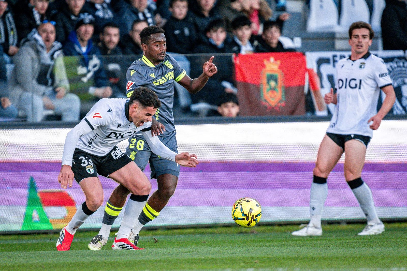 Burgos-AD Ceuta, partido de la Liga Hypermotion