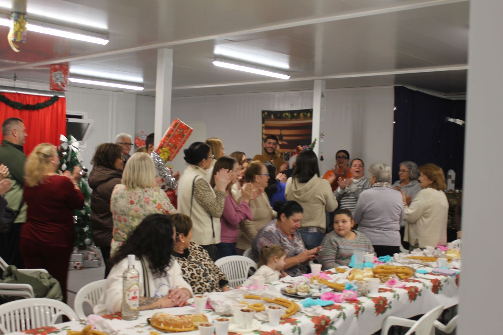 Una chocolatada especial en Juan XXIII