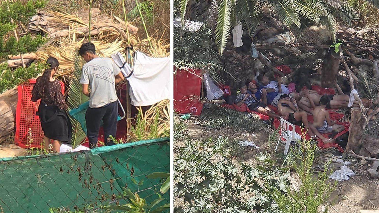Instantáneas tomadas por los vecinos