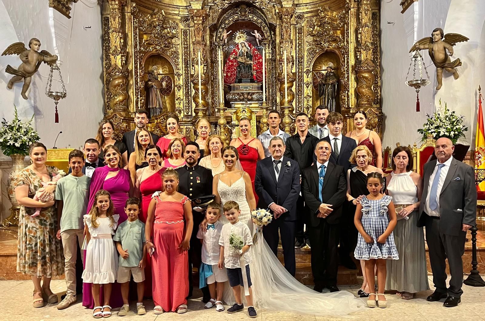Clara e Iván sellan su amor en el Santuario