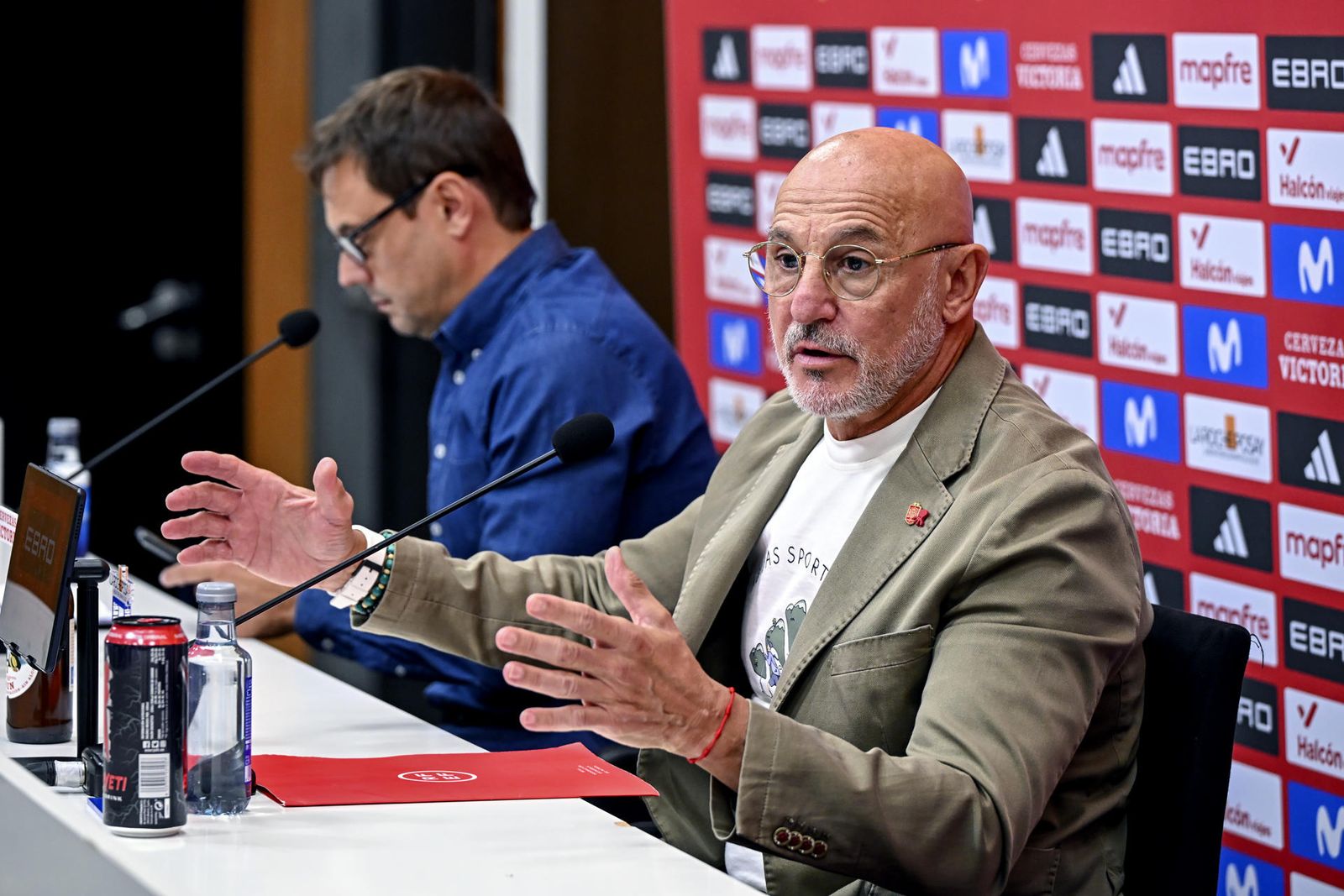 Luis de la Fuente, en rueda de prensa
