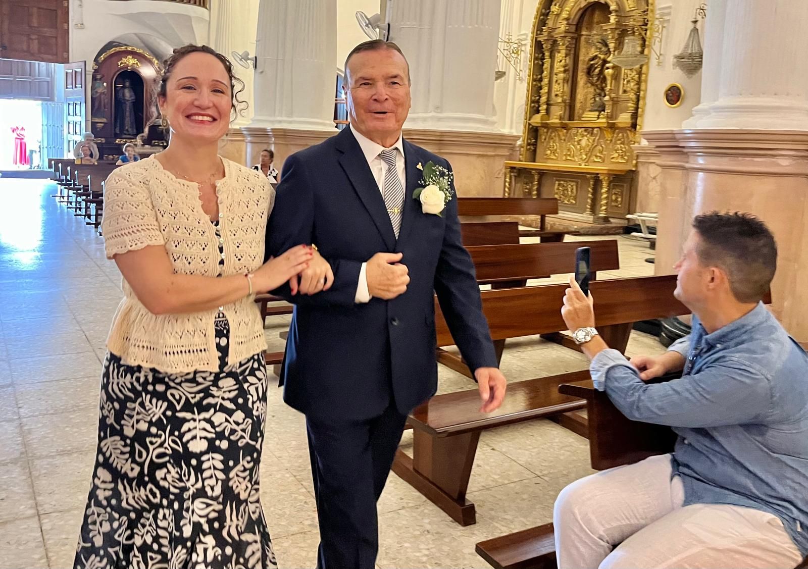 Boda de oro en el Santuario de Nuestra Señora de África de Pedro y Pepi
