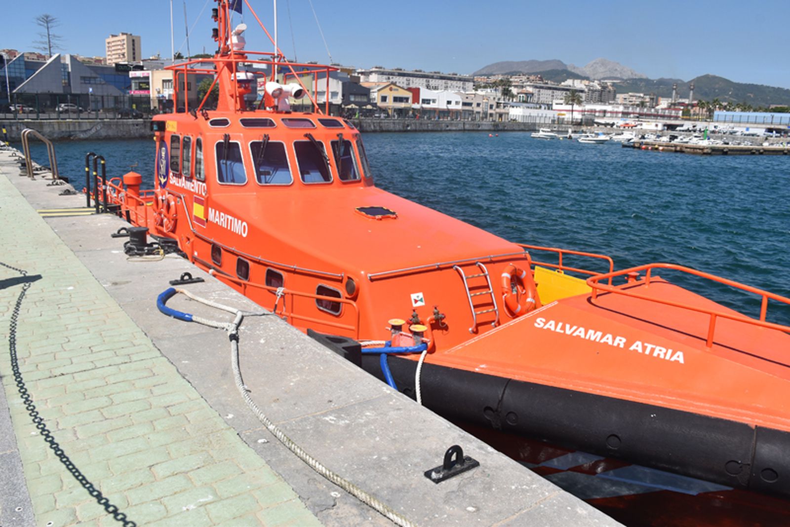 La OPE ensaya una zona de emergencia en el Muelle España