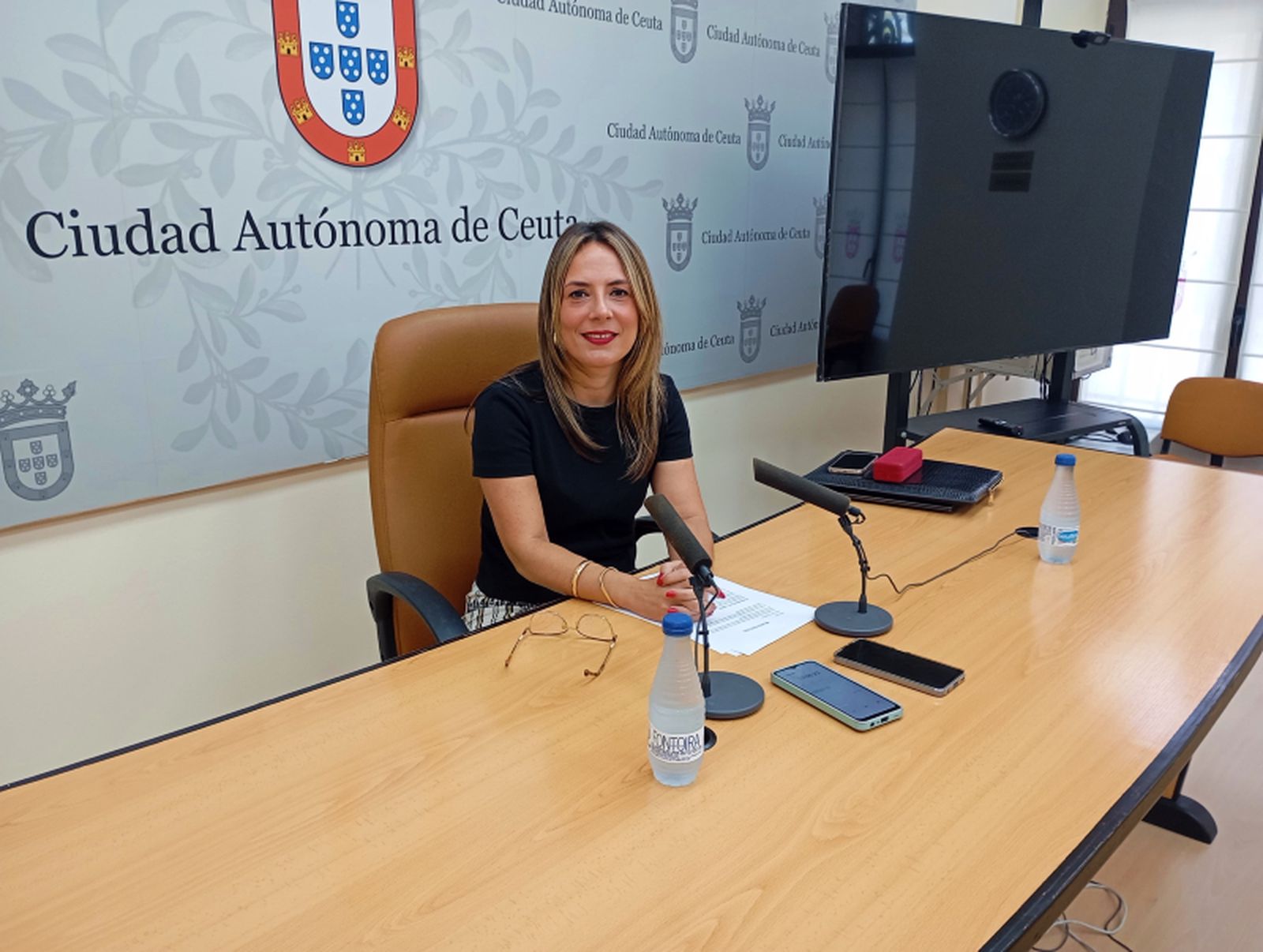 Pilar Orozco, antes de comparecer / FOTO: Coronado