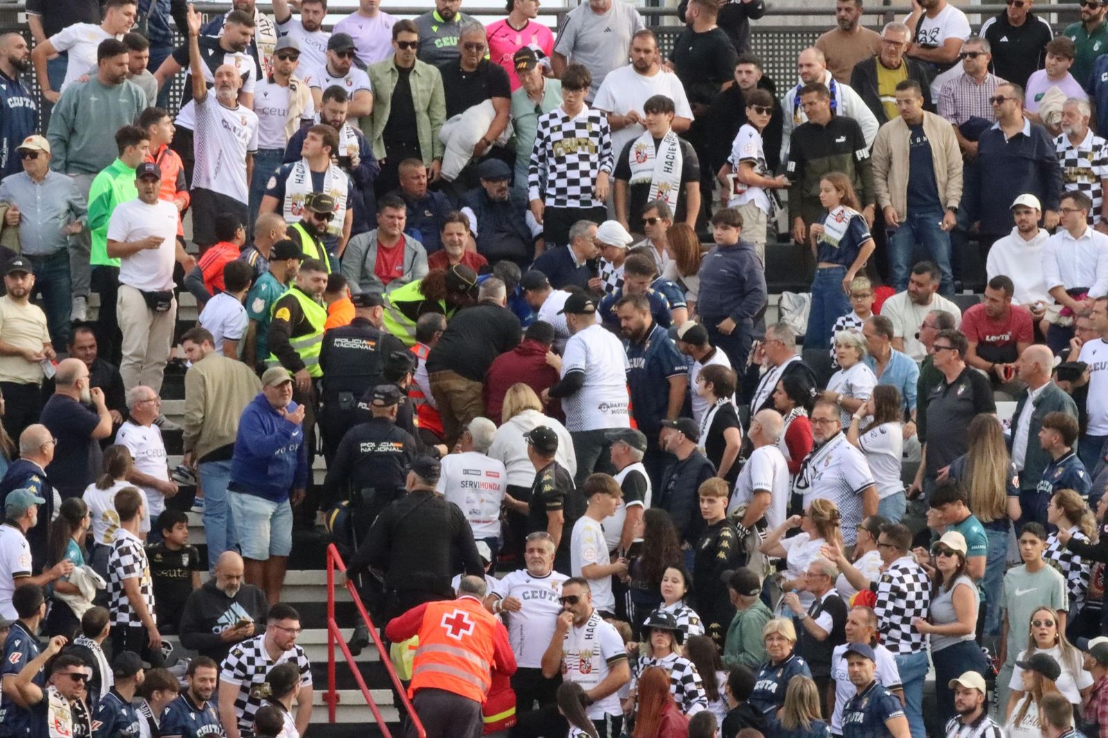 Incidente en la grada